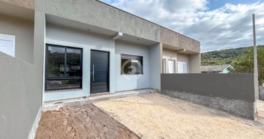Casa à venda em estância velha, rosas, com 2 quartos, com 58 m²