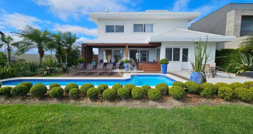 Casa à venda em xangri-lá, centro, com 4 suítes, com 327 m²