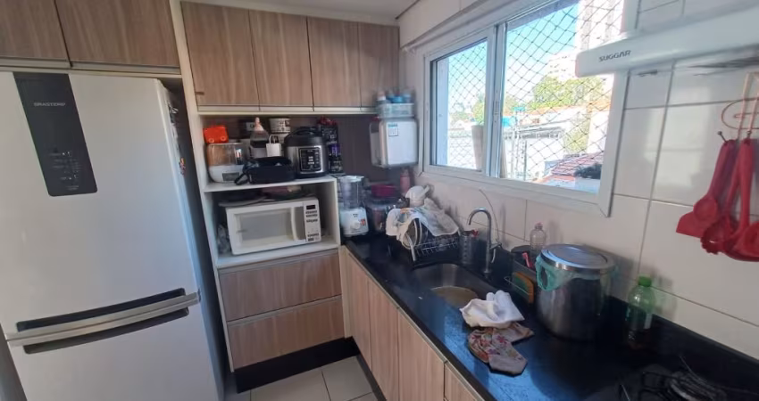 Apto com 2 dorms e 2 vagas em SCS