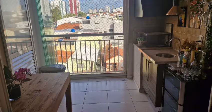Apto com varanda  gourmet , 3 dormitórios com 1 suíte e  vagas de grgem