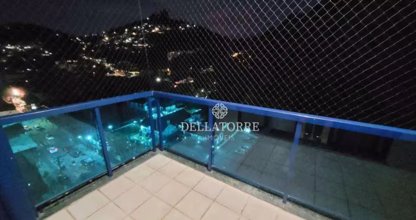 Apartamento com 3 dormitórios para alugar, 113 m² por r$ 4.288,86/mês - várzea - teresópolis/rj