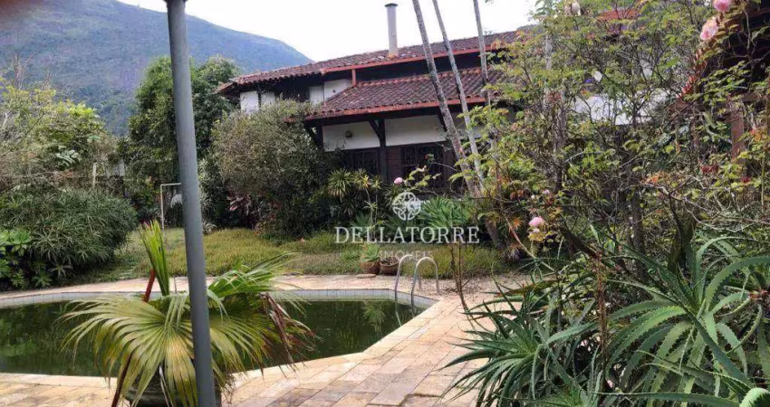 Casa com 5 dormitórios para alugar, 458 m² por r$ 8.641,25/mês - alto - teresópolis/rj