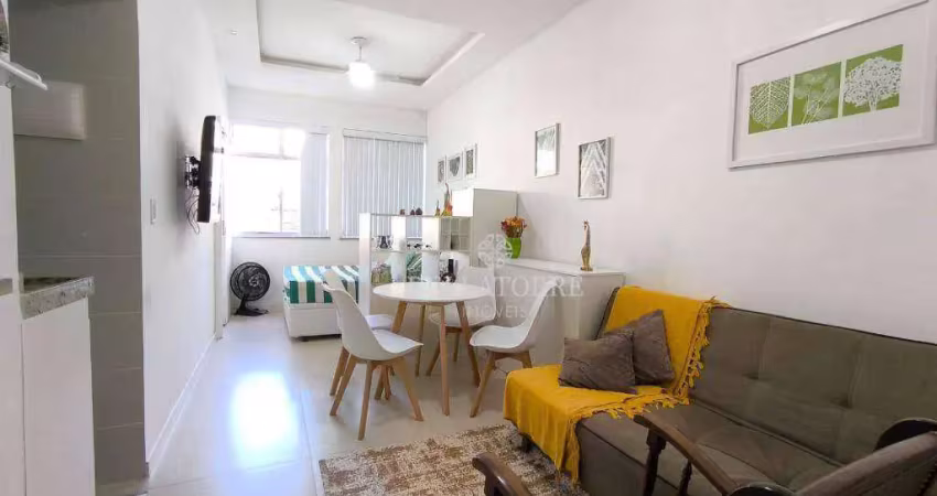 Apartamento com 1 dormitório à venda, 19 m² por r$ 220.000,00 - alto - teresópolis/rj