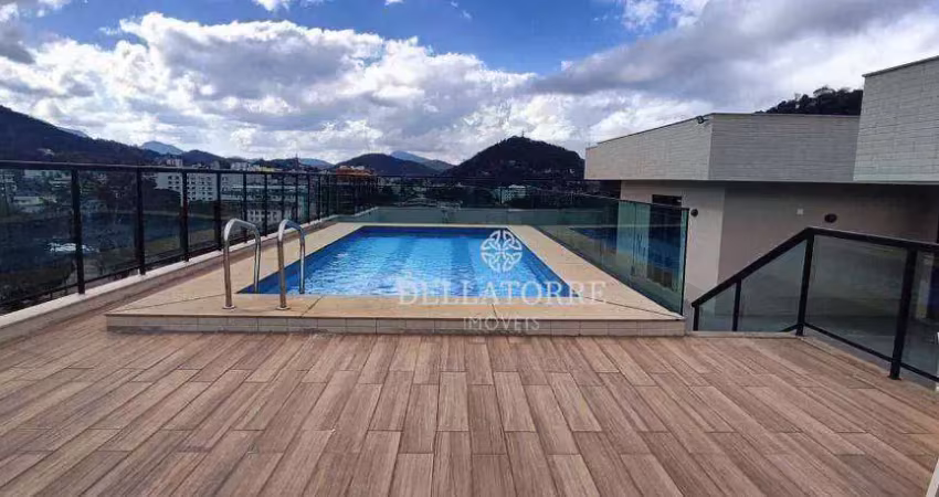 Apartamento com 2 dormitórios para alugar, 93 m² por r$ 3.589,16/mês - alto - teresópolis/rj