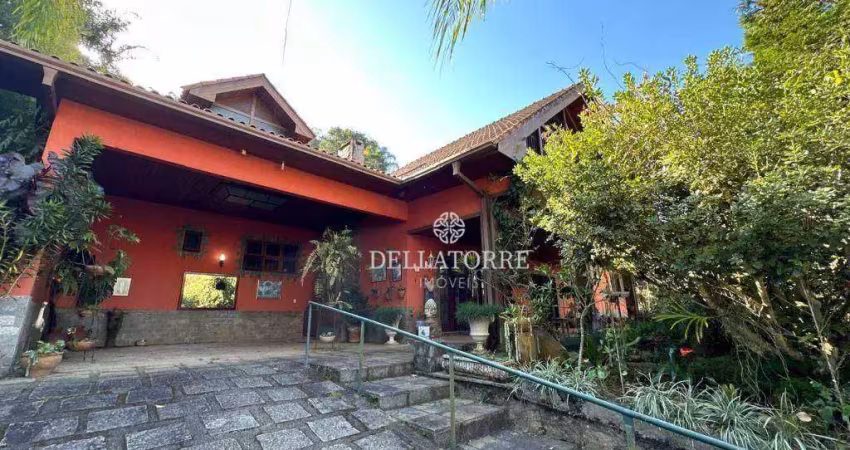 Casa principal com 5 quartos à venda, 311 m² por r$ 1.800.000 - albuquerque - teresópolis/rj