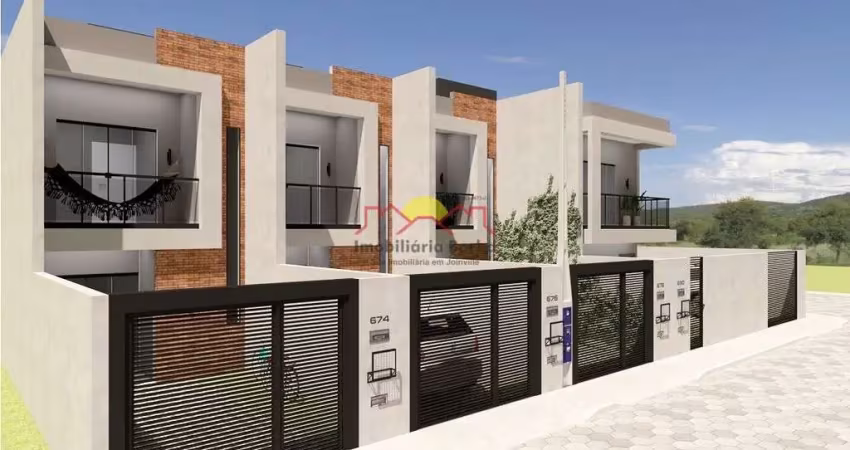 Sobrado Geminado com 02 Quartos e Sacada
