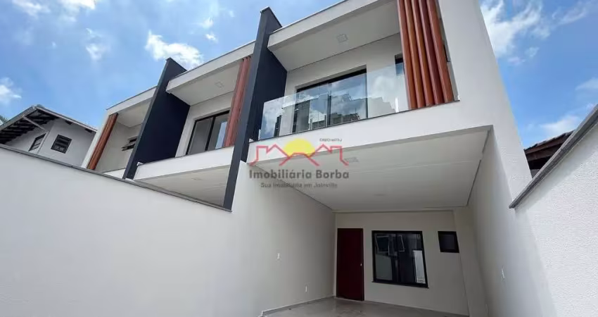 Sobrado Geminado Alto Padrão com Suíte no Saguaçu