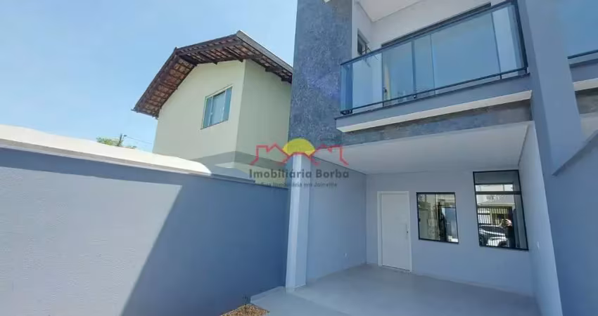 Sobrado Geminado com 02 Suítes e Churrasqueira
