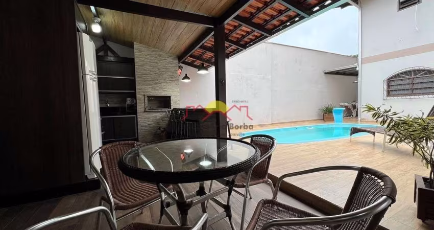 SOBRADO COM TRÊS SUÍTE E PISCINA NO ITAUM