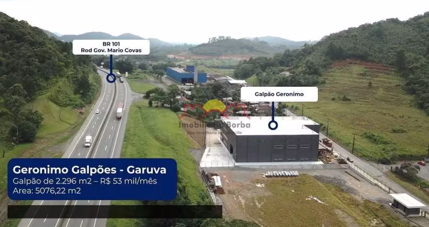 Barracão / Galpão / Depósito para alugar em Três Barras, Garuva 