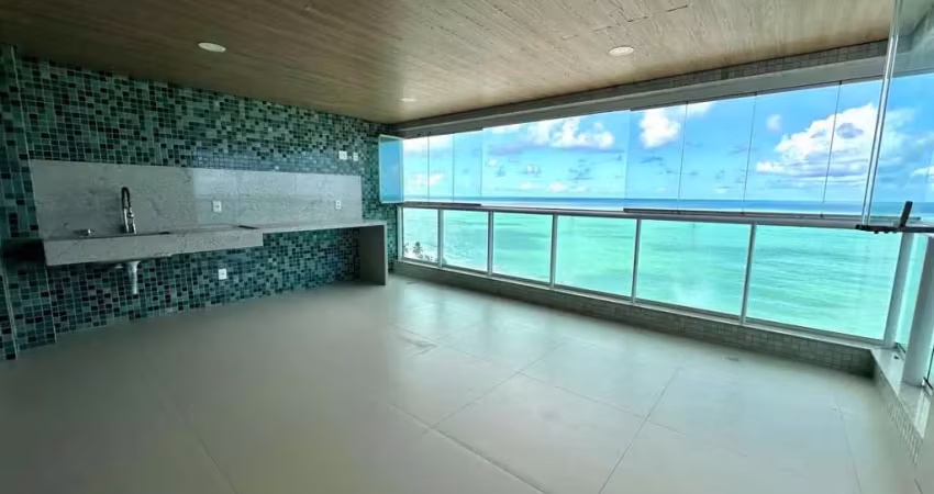 Apartamento á beira mar de cruz das almas com 4 suítes + closet - 259m²