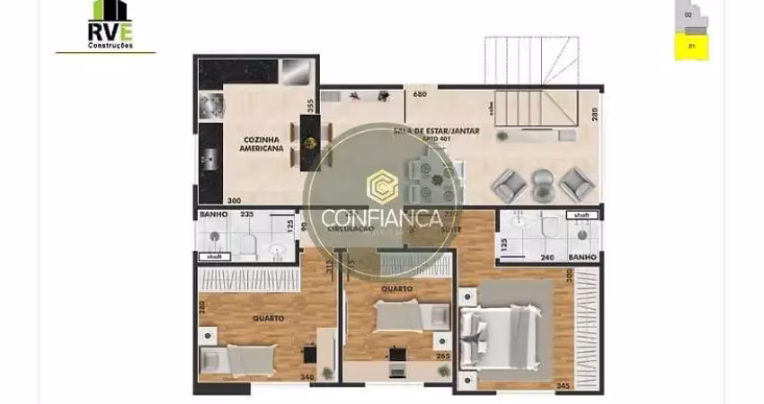Apartamento com 3 quartos à venda no Buritis, Belo Horizonte 