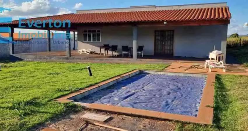 A casa de campo que sonhou, está aqui! chácara em condomínio no miranda - condomínio fechado esmeraldas.