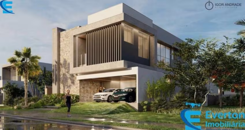 Casa de 430 m², alto padrão, no Condomínio Fechado Tamboré, com 80% já construída.
