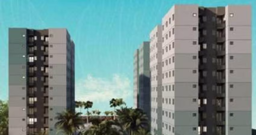 Apartamento novo, 48 m², 2 quartos, sacada, sala em 2 ambientes, cozinha, área de serviço, infra-estrutura para ar-condicionado, 2 elevadores.