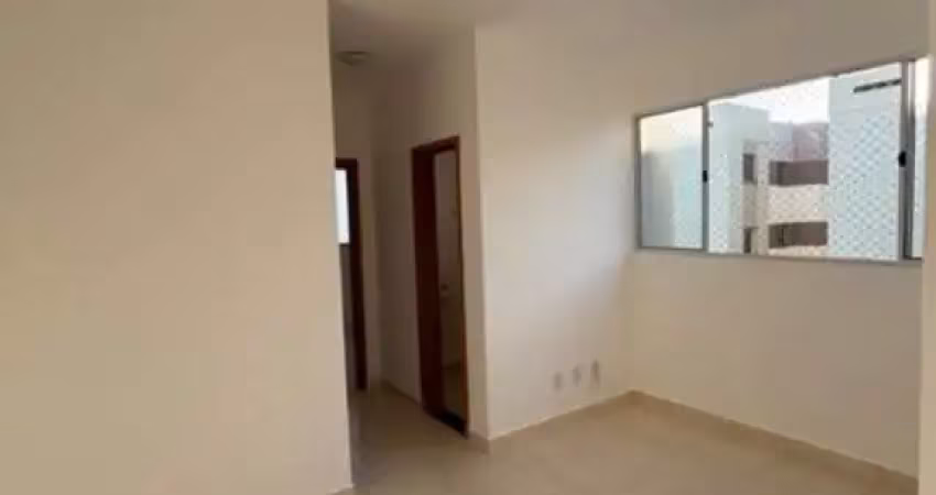 Apto. 47m², 2 quartos, sala integrada, cozinha funcional, banheiro social, área de lavanderia, ambientes arejados e bem iluminados, portaria, elevador