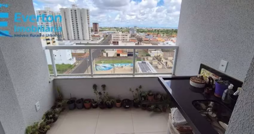 Apartamento semi-novo, 7º andar, 60,91 m², 2 quartos 1 suite, sala de estar c/ sacada, banheiro social, cozinha planejada, área de serviço, 2 garagem
