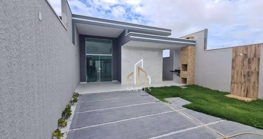 Casa com 3 dormitórios à venda, 105 m² por r$ 430.000,00 - messejana - fortaleza/ce