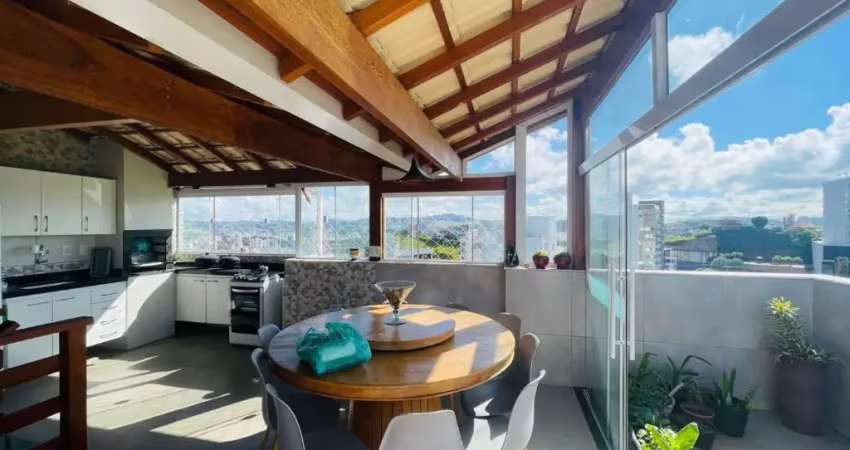 Cobertura com 3 dormitórios à venda, 150 m² por r$ 545.900,00 - jardim liú - juiz de fora/mg