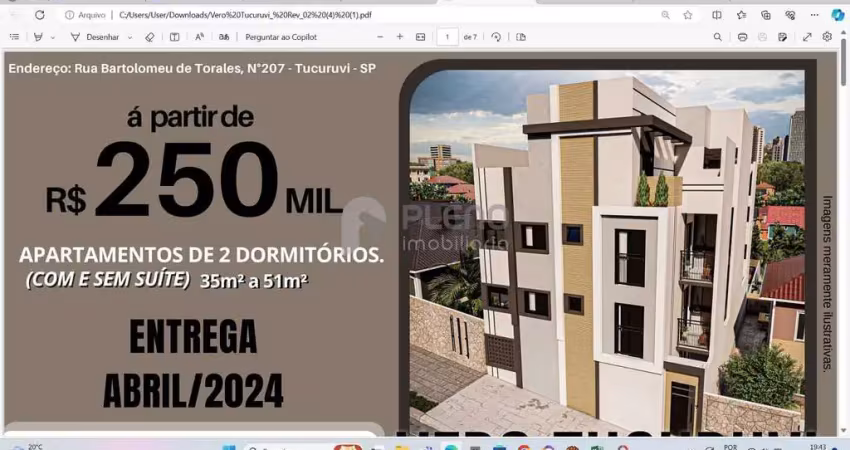 Apartamento com 2 quartos à venda na Rua Bartolomeu de Torales, 207, Vila Mazzei, São Paulo