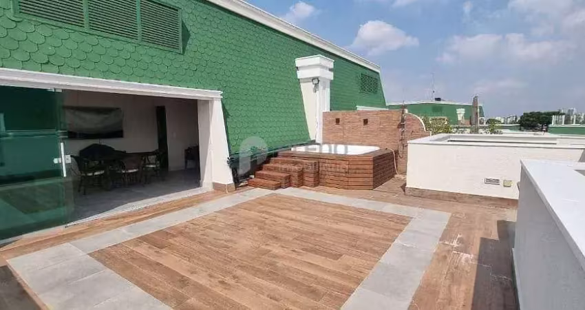 Cobertura duplex a venda com terraço gourmet, 210 metros, em excelente localização perto do horto f