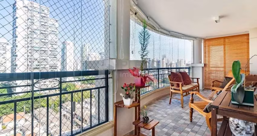 Apartamento no brooklin com 3 suítes e 4 vagas à venda, são paulo, sp