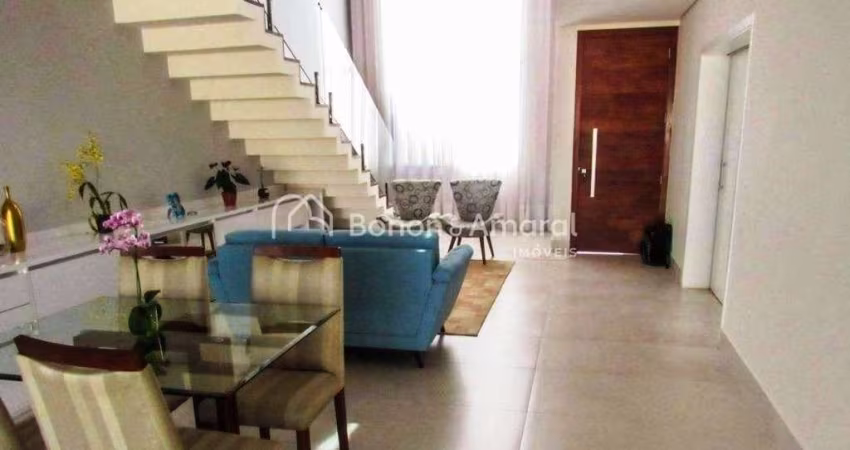 Casa à venda em condomínio em Paulínia,sobrado,3 suítes,lavabo, escritório, living 2 ambientes com pé direito alto, sancas, área gourmet, 4 vagas