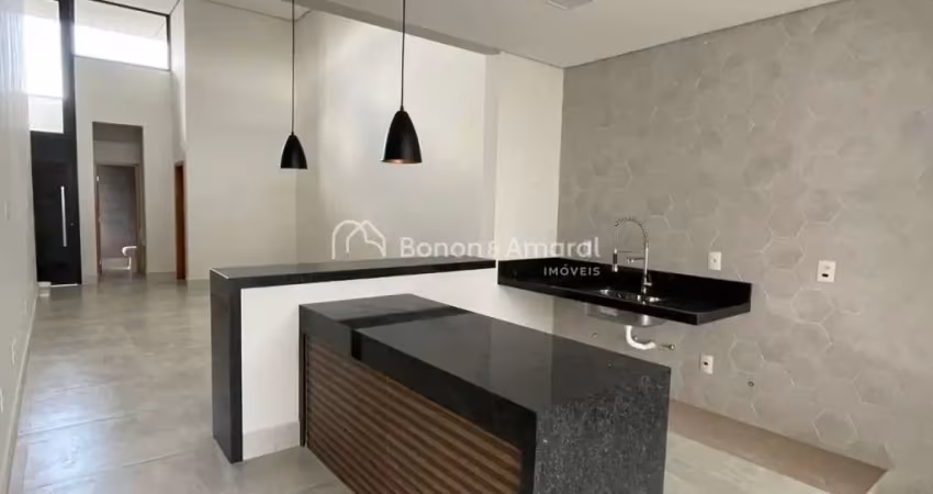 Casa térrea nova de 3 suítes à venda no condomínio reserva real, parque brasil 500 em paulínia/sp.