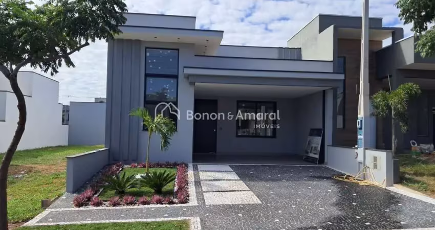Casa térrea nova à venda no condomínio terras da estância, vila monte alegre, paulínia.