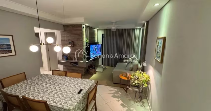Apartamento a venda 3 quartos, suíte, sacada, andar alto,2 vagas cobertas bairro mansões santo antônio campinas.