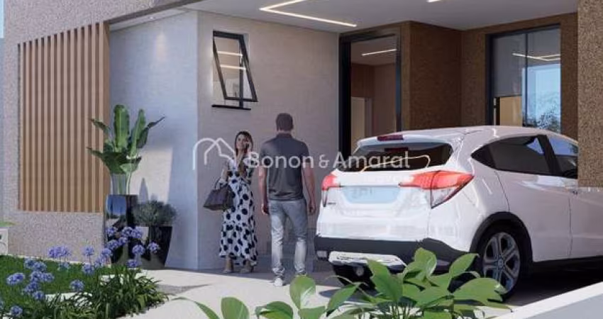 Casa térrea nova à venda no Condomínio Residencial Club Santorini, Paulínia