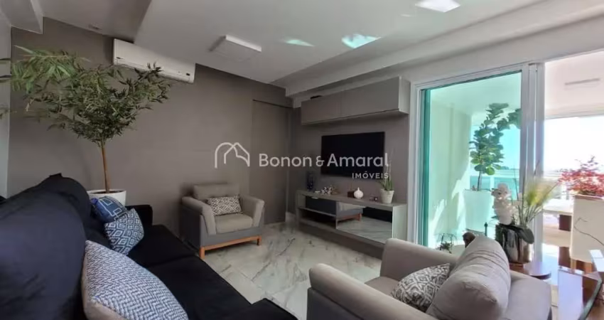Apartamento moderno com varanda gourmet no mansões santo antônio - campinas