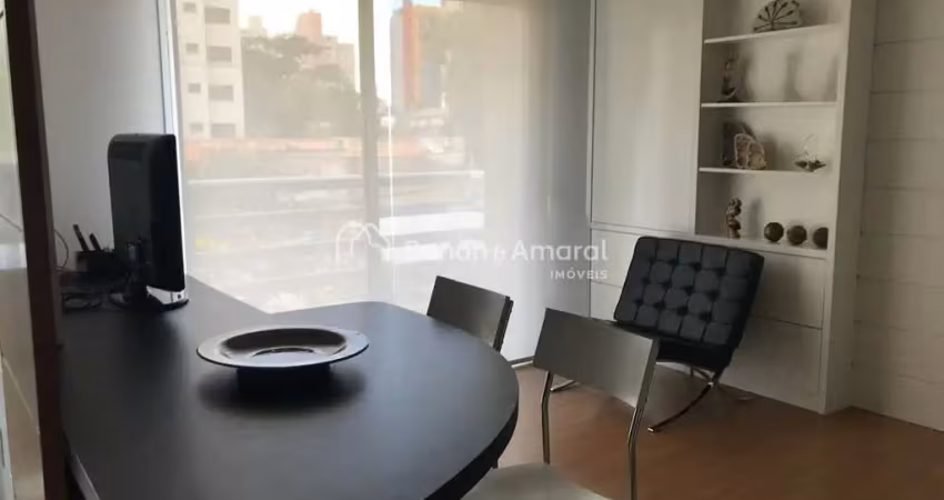 Apartamento mobiliado para locação no cambuí em campinas/sp