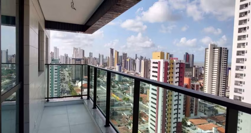 Apartamento Para Vender Andar Alto Vista Mar com 2 suítes no bairro Manaíra em João Pessoa
