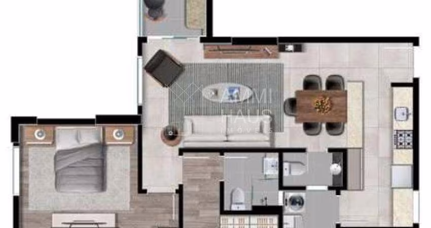 Apartamento em Centro  -  Curitiba