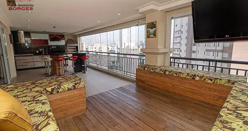 Terraço gourmet-decorado-ar cond.-lazer total-próximo metro e shoppiing