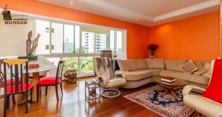 APTO A VENDA AVENIDA JUREMA, FORA DA ROTA, IMPECÁVEL, 130M² ÚTEIS!!
