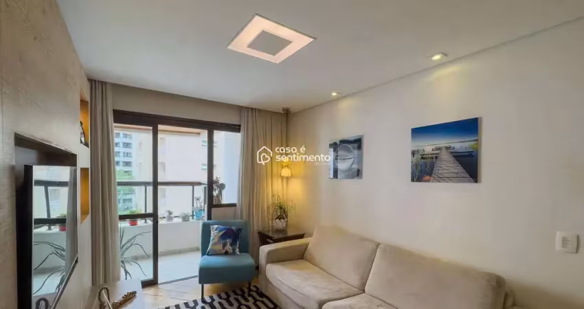 Excelente apto 85,0 m2- 3 dts (1 suite) - varanda - 2 vgs - brooklin