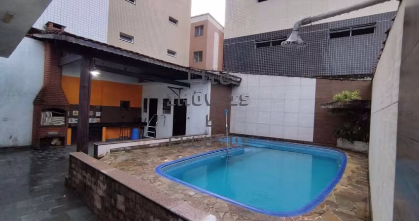 Casa para Locação em Praia Grande, Aviação, 3 dormitórios, 1 suíte, 3 banheiros, 4 vagas