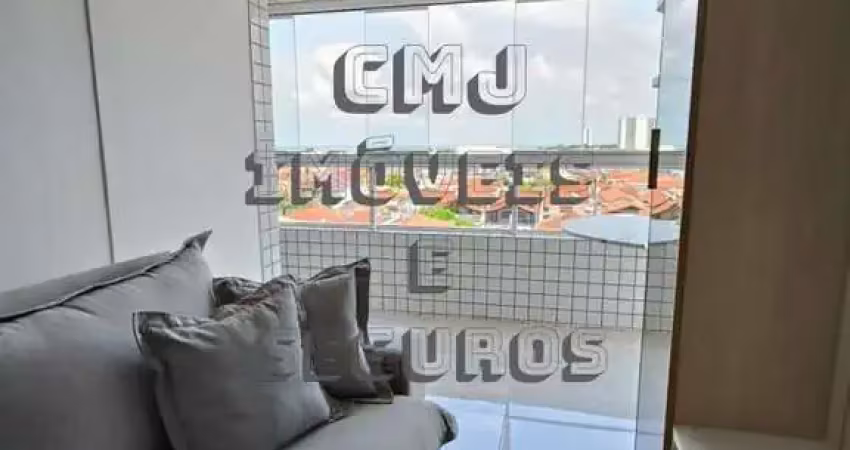 Apartamento para venda em praia grande, mirim, 2 dormitórios, 1 suíte, 2 banheiros, 1 vaga