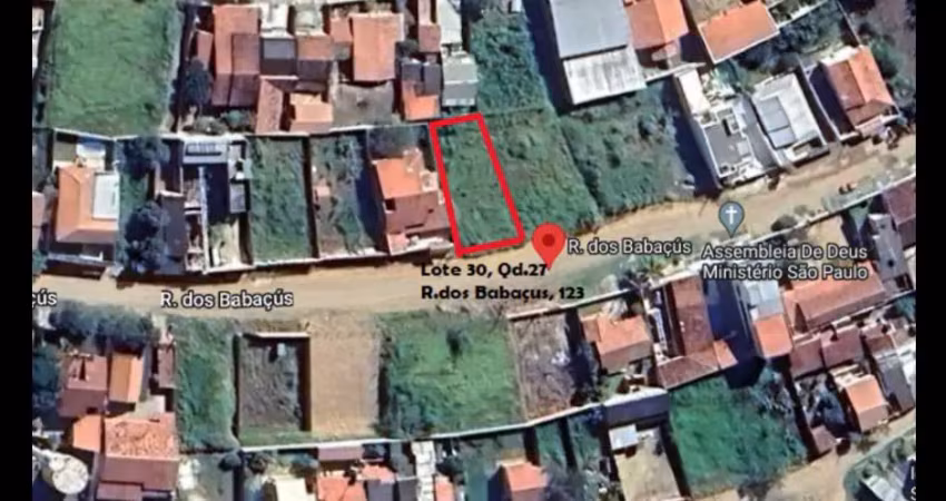 Terreno à venda na Rua dos Babaçús, 123, Belveder Clube dos 500, Guaratinguetá