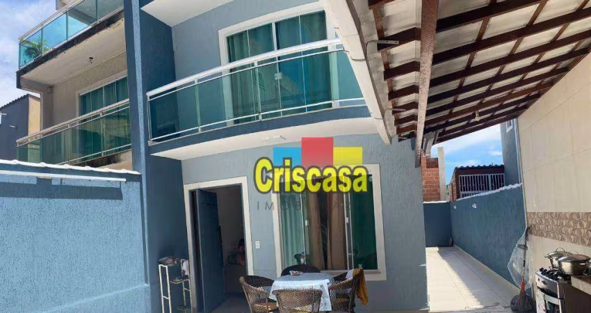 Casa com 3 dormitórios à venda, 117 m² por R$ 600.000,00 - Jardim Bela Vista - Rio das Ostras/RJ