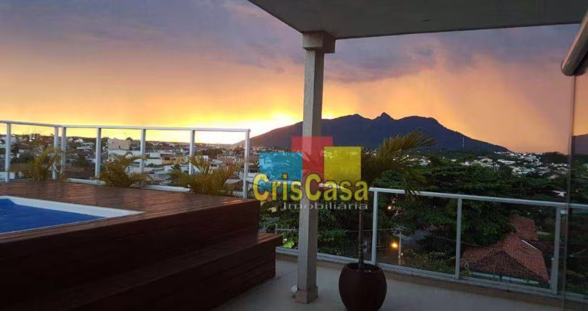 Cobertura à venda, 255 m² por R$ 980.000,00 - Extensão do Bosque - Rio das Ostras/RJ