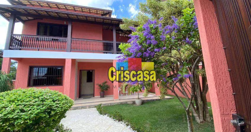 Casa mobiliada com 5 dormitórios à venda, 315 m² por R$ 1.390.000 - Jardim Mariléa - Rio das Ostras/RJ