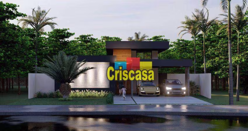 Casa com 3 dormitórios à venda, 150 m² por R$ 1.200.000,00 - Alphaville - Rio das Ostras/RJ