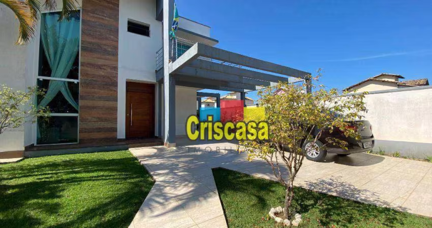 Casa de Alto Padrão com 3 dormitórios à venda, 203 m² por R$ 1.000.000 - Recreio - Rio das Ostras/RJ