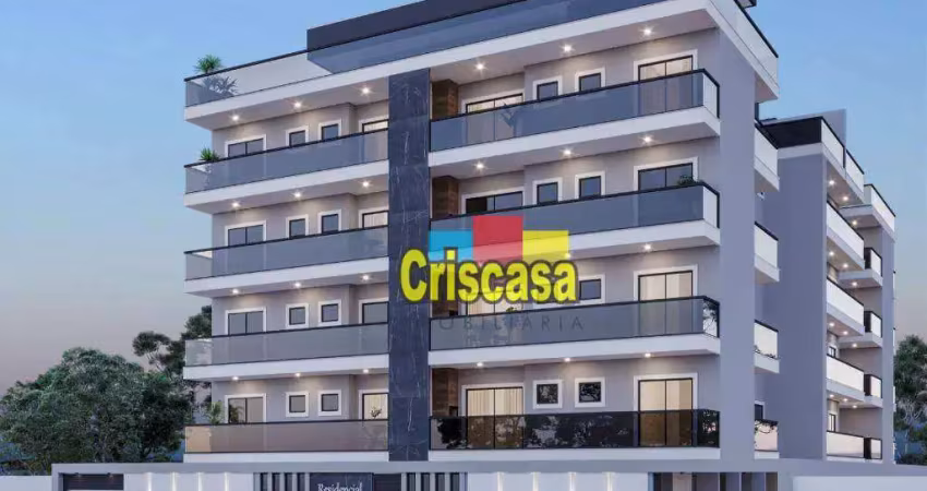 Apartamento com 2 dormitórios à venda, 80 m² por r$ 495.000,00 - costazul - rio das ostras/rj