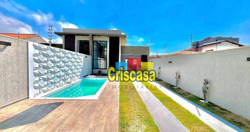 Casa com 3 dormitórios à venda, 105 m² por R$ 850.000,00 - Ouro Verde - Rio das Ostras/RJ