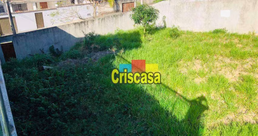 Terreno à venda, 360 m² por R$ 140.000,00 - Casa Grande - Rio das Ostras/RJ