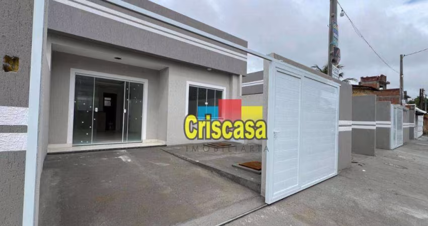 Casa com 2 dormitórios à venda, 64 m² por R$ 265.000,00 - Cidade Praiana - Rio das Ostras/RJ